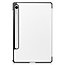 Case2go - Tablet hoes geschikt voor Samsung Galaxy Tab S10 Lite (2025) - 10.9 Inch - Tri-Fold Book Case - Auto/Wake functie - Wit