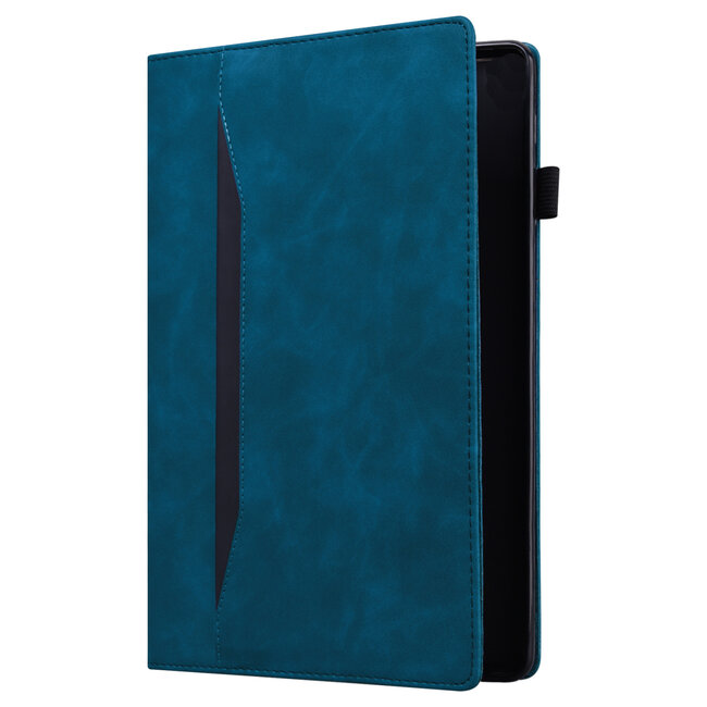 Case2go - Tablet hoes geschikt voor Samsung Galaxy Tab S10 Lite (2025) - 10.9 Inch - Business Wallet Book Case - Met pasjeshouder  - Blauw