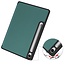 Case2go - Tablet hoes geschikt voor Samsung Galaxy Tab S10 Lite (2025) - 10.9 Inch - Tri-fold hoes met Auto/Wake functie en Magnetische sluiting - TPU Cover Met Pencil Houder - Groen
