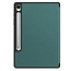 Case2go - Tablet hoes geschikt voor Samsung Galaxy Tab S10 Lite (2025) - 10.9 Inch - Tri-fold hoes met Auto/Wake functie en Magnetische sluiting - TPU Cover Met Pencil Houder - Groen