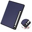 Case2go - Tablet hoes geschikt voor Samsung Galaxy Tab S10 Lite (2025) - 10.9 Inch - Tri-fold hoes met Auto/Wake functie en Magnetische sluiting - TPU Cover Met Pencil Houder - Donker Blauw