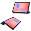 Case2go - Tablet hoes geschikt voor Samsung Galaxy Tab S10 Lite (2025) - 10.9 Inch - Tri-Fold Book Case - Auto/Wake functie - Donker Groen