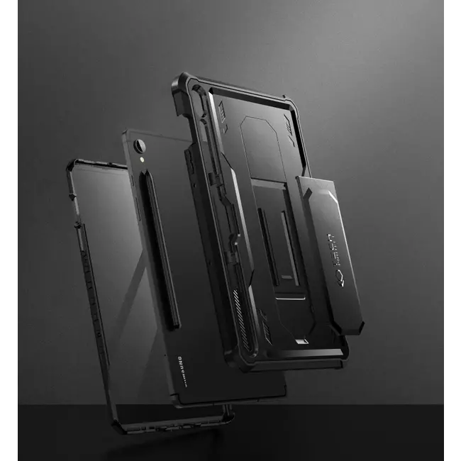 Tech-Protect - Tablet hoes geschikt voor Samsung Galaxy Tab S9 - Met Pencil Houder - Kevlar Pro Case  - Zwart