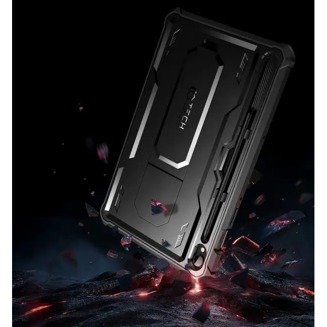Tech-Protect - Tablet hoes geschikt voor Samsung Galaxy Tab S9 - Met Pencil Houder - Kevlar Pro Case  - Zwart