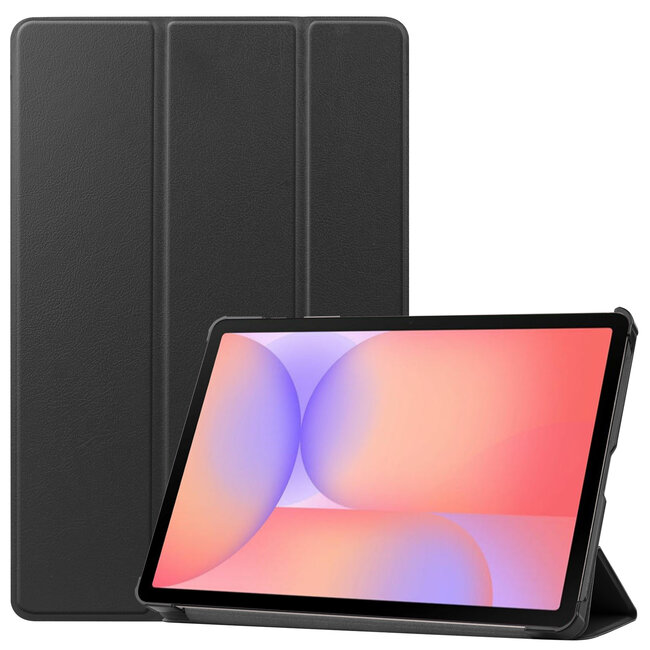 Case2go - Tablet hoes geschikt voor Samsung Galaxy Tab S10 Lite (2025) - 10.9 Inch - Tri-Fold Book Case - Auto/Wake functie - Zwart