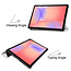 Case2go - Tablet hoes geschikt voor Samsung Galaxy Tab S10 Lite (2025) - 10.9 Inch - Tri-Fold Book Case - Auto/Wake functie - Wit