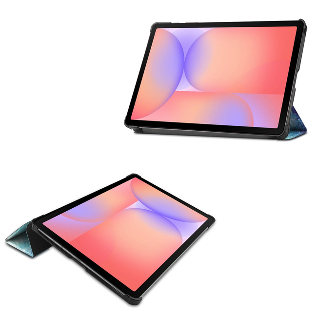 Case2go - Tablet hoes geschikt voor Samsung Galaxy Tab S10 Lite (2025) - 10.9 Inch - Tri-Fold Book Case - Auto/Wake functie - Galaxy