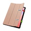 Case2go - Tablet hoes geschikt voor Samsung Galaxy Tab S10 Lite (2025) - 10.9 Inch - Tri-fold hoes met Auto/Wake functie en Magnetische sluiting - TPU Cover Met Pencil Houder - Rose Goud