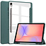 Case2go - Tablet hoes geschikt voor Samsung Galaxy Tab S10 Lite (2025) - 10.9 Inch - Acrylic Trifold case met Pencil houder - Donker Groen