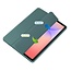 Case2go - Tablet hoes geschikt voor Samsung Galaxy Tab S10 Lite (2025) - 10.9 Inch - Acrylic Trifold case met Pencil houder - Donker Groen