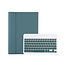 Case2go - Bluetooth Toetsenbord hoes geschikt voor Samsung Galaxy Tab S10 Lite (2025) - 10.9 Inch - QWERTY - Auto Wake/Sleep functie - Met Pencil Houder - Donker Groen