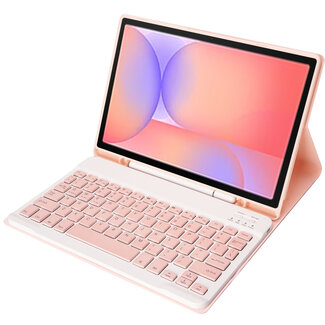 Case2go Case2go - Bluetooth Toetsenbord hoes geschikt voor Samsung Galaxy Tab S10 Lite (2025) - 10.9 Inch - QWERTY - Auto Wake/Sleep functie - Met Pencil Houder - Roze Case2go Case2go - Bluetooth Toetsenbord hoes geschikt voor Samsung Galaxy Tab S10 Lite (2025) - 10.9 Inch - QWERTY - Auto Wake/Sleep functie - Met Pencil Houder - Roze