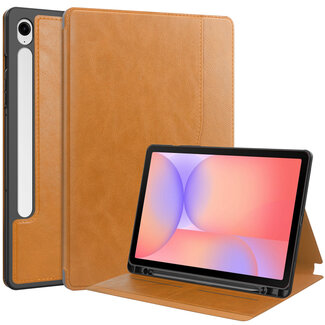 Case2go Case2go - Hoes geschikt voor Samsung Galaxy Tab S10 Lite (2025) - Ultimate Business Book Case - 10.9 Inch - Bruin