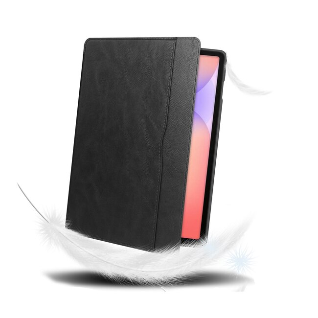 Case2go - Hoes geschikt voor Samsung Galaxy Tab S10 Lite (2025) - 10.9 Inch - Ultimate Business Book Case - Zwart