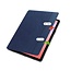 Case2go - Hoes geschikt voor Samsung Galaxy Tab S10 Lite (2025) - 10.9 Inch - Ultimate Business Book Case - Donker Blauw