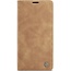 Caseme - Telefoonhoesje geschikt voor Apple iPhone 17 - Wallet Book Case - Met Magnetische Sluiting - Licht Bruin