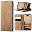 Caseme - Telefoonhoesje geschikt voor Apple iPhone 17 Pro - Wallet Book Case - Met Magnetische Sluiting - Licht Bruin