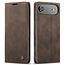 Caseme - Telefoonhoesje geschikt voor Apple iPhone Air - Wallet Book Case - Met Magnetische Sluiting - Donker Bruin