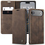 Caseme - Telefoonhoesje geschikt voor Apple iPhone Air - Wallet Book Case - Met Magnetische Sluiting - Donker Bruin