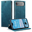 Caseme - Telefoonhoesje geschikt voor Apple iPhone Air - Wallet Book Case - Met Magnetische Sluiting - Blauw