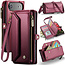 CaseMe - Telefoonhoesje geschikt voor Apple iPhone Air - Wallet Book Case met Schouder Strap - Rood