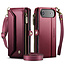CaseMe - Telefoonhoesje geschikt voor Apple iPhone Air - Wallet Book Case met Schouder Strap - Rood