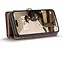 CaseMe - Telefoonhoesje geschikt voor Apple iPhone 17 - 2 in 1 Book Case en Back Cover - Bruin