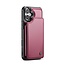 CaseMe - Telefoonhoesje geschikt voor Apple iPhone 17 - Back Cover met RFID Pasjeshouder - Rood