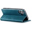 Caseme - Telefoonhoesje geschikt voor Apple iPhone 17 - Wallet Book Case - Met Magnetische Sluiting - Blauw