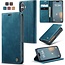 Caseme - Telefoonhoesje geschikt voor Apple iPhone 17 - Wallet Book Case - Met Magnetische Sluiting - Blauw