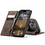 Caseme - Telefoonhoesje geschikt voor Apple iPhone 17 Pro - Wallet Book Case - Met Magnetische Sluiting - Donker Bruin