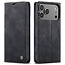 Caseme - Telefoonhoesje geschikt voor Apple iPhone 17 Pro Max - Wallet Book Case - Met Magnetische Sluiting - Zwart
