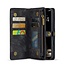 CaseMe - Telefoonhoesje geschikt voor Apple iPhone 17 - 2 in 1 Book Case en Back Cover - Zwart