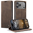Caseme - Telefoonhoesje geschikt voor Apple iPhone 17 Pro Max - Wallet Book Case - Met Magnetische Sluiting - Donker Bruin