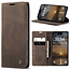 Caseme - Telefoonhoesje geschikt voor Apple iPhone 17 Pro Max - Wallet Book Case - Met Magnetische Sluiting - Donker Bruin