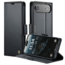 CaseMe - Hoesje geschikt voor Apple iPhone Air - Retro Wallet Book Case - Met Magnetische Sluiting - Zwart