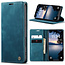 Caseme - Telefoonhoesje geschikt voor Apple iPhone 17 Pro - Wallet Book Case - Met Magnetische Sluiting - Blauw