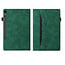 Case2go - Tablet hoes geschikt voor Samsung Galaxy Tab S11 (2025) - 11 Inch - Business Wallet Book Case - Met pasjeshouder - Groen