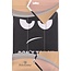 Hoozey - Tablet hoes geschikt voor Samsung Galaxy Tab S11 (2025) - 11 Inch - Tri-fold hoes met Auto/Wake functie en Magnetische sluiting - TPU Cover Met Pencil Houder - Don't Touch Me