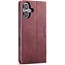 Caseme - Telefoonhoesje geschikt voor Apple iPhone 17 - Wallet Book Case - Met Magnetische Sluiting - Rood