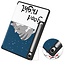 Hoozey - Tablet hoes geschikt voor Samsung Galaxy Tab S11 (2025) - 11 Inch - Tri-fold hoes met Auto/Wake functie en Magnetische sluiting - TPU Cover Met Pencil Houder - Good Night