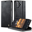 Caseme - Telefoonhoesje geschikt voor Apple iPhone 17 - Met Magnetische Sluiting - Book Case - Met Pasjes Houder - Zwart