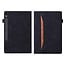 Case2go - Tablet hoes geschikt voor Samsung Galaxy Tab S8 - Business Wallet Book Case - Met pasjeshouder - Zwart