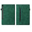 Case2go - Tablet hoes geschikt voor Samsung Galaxy Tab S8 - Business Wallet Book Case - Met pasjeshouder - Groen