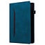 Case2go - Tablet hoes geschikt voor Samsung Galaxy Tab S8 - Business Wallet Book Case - Met pasjeshouder - Blauw