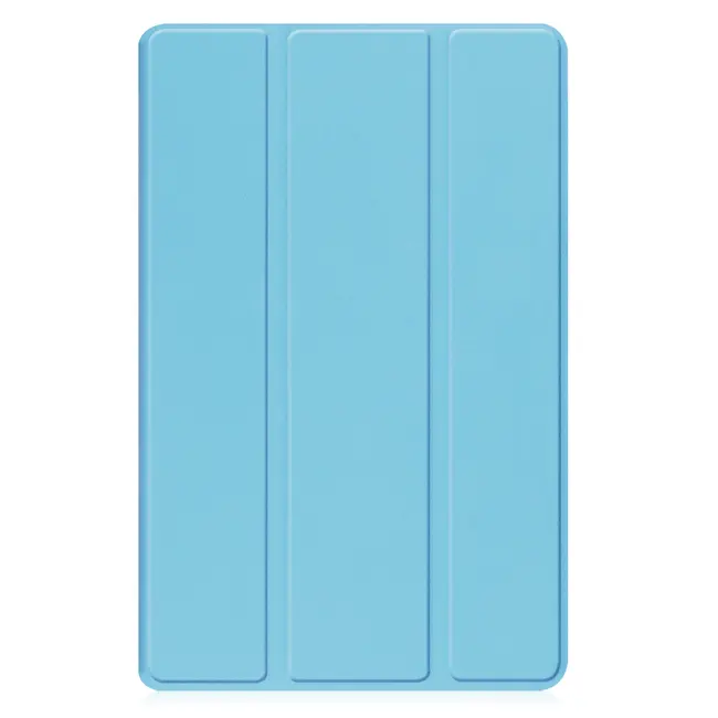 Tablet hoes geschikt voor Samsung Galaxy Tab A11 (2025) - 8.7 inch - Met Auto/Wake Functie - Tri-Fold hoes - Licht Blauw