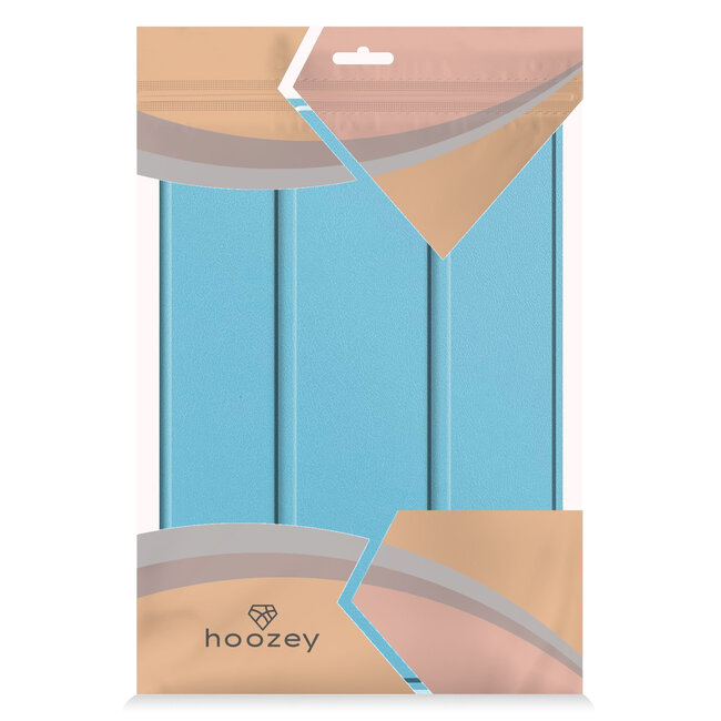 Tablet hoes geschikt voor Samsung Galaxy Tab A11 (2025) - 8.7 inch - Met Auto/Wake Functie - Tri-Fold hoes - Licht Blauw