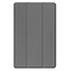 Tablethoes en Screenprotector geschikt voor Samsung Galaxy Tab A11 (2025) - Tri-fold hoes met Auto/Wake functie - Grijs