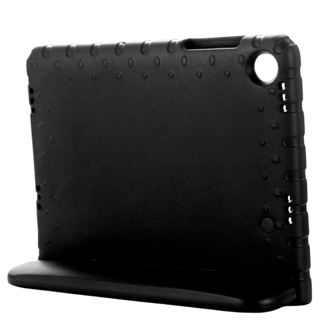 Tablet hoes geschikt voor Samsung Galaxy Tab A11 - Schokbestendige Bumper Case - Kindvriendelijk - Met Handvat - Zwart