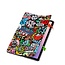 Hoozey - Tablet hoes geschikt voor Samsung Galaxy Tab S11 (2025) - 11 Inch - Tri-Fold Book Case - Auto/Wake functie - Grafitti